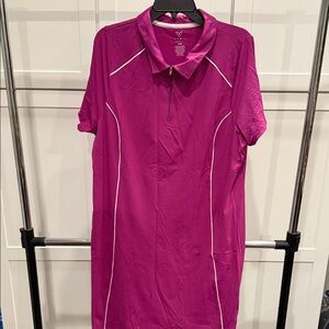 Livi Active Magenta Polo Dress